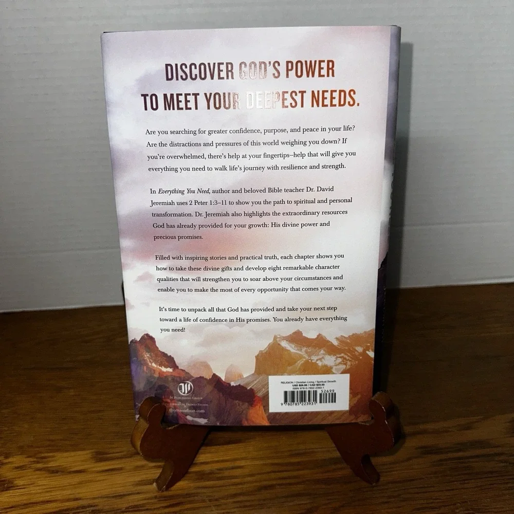 Everything You Need Hardcover Book with Dust Jacket‎ by Dr. David Jeremiah